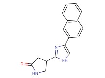 4-[4-(2-naphthyl)-1H-imidazol-2-yl]-2-pyrrolidinone