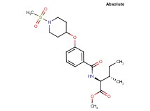 methyl N-(3-{[1-(methylsulfonyl)-4-piperidinyl]oxy}benzoyl)-L-isoleucinate