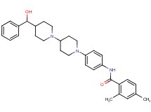 N-(4-{4-[hydroxy(phenyl)methyl]-1,4'-bipiperidin-1'-yl}phenyl)-2,4-dimethylbenzamide