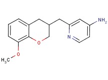 2-[(8-methoxy-3,4-dihydro-2H-chromen-3-yl)methyl]pyridin-4-amine