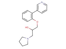 1-[2-(3-pyridinyl)phenoxy]-3-(1-pyrrolidinyl)-2-propanol