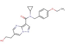 N-cyclopropyl-N-(4-ethoxybenzyl)-6-(2-hydroxyethyl)pyrazolo[1,5-a]pyrimidine-3-carboxamide