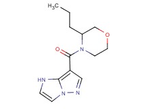 7-[(3-propylmorpholin-4-yl)carbonyl]-1H-imidazo[1,2-b]pyrazole