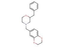 2-benzyl-4-(2,3-dihydro-1,4-benzodioxin-6-ylmethyl)morpholine
