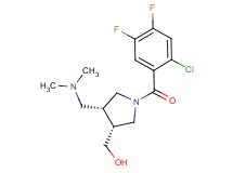 {(3R*,4R*)-1-(2-chloro-4,5-difluorobenzoyl)-4-[(dimethylamino)methyl]pyrrolidin-3-yl}methanol