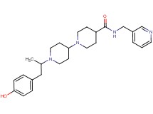 1'-[2-(4-hydroxyphenyl)-1-methylethyl]-N-(3-pyridinylmethyl)-1,4'-bipiperidine-4-carboxamide