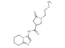 1-(2-methoxyethyl)-5-oxo-N-(5,6,7,8-tetrahydroimidazo[1,2-a]pyridin-3-yl)pyrrolidine-3-carboxamide