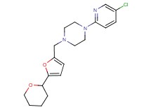 1-(5-chloropyridin-2-yl)-4-{[5-(tetrahydro-2H-pyran-2-yl)-2-furyl]methyl}piperazine