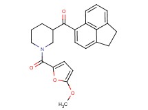 1,2-dihydro-5-acenaphthylenyl[1-(5-methoxy-2-furoyl)-3-piperidinyl]methanone