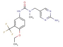 N-[(2-aminopyrimidin-5-yl)methyl]-N'-[4-ethoxy-3-(trifluoromethyl)phenyl]-N-methylurea