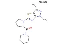 1,3-dimethyl-5-[(2S)-2-(piperidin-1-ylcarbonyl)pyrrolidin-1-yl]-1H-pyrazolo[3,4-d][1,3]thiazole