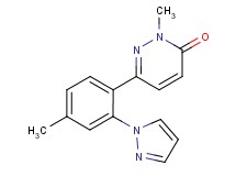 2-methyl-6-[4-methyl-2-(1H-pyrazol-1-yl)phenyl]pyridazin-3(2H)-one