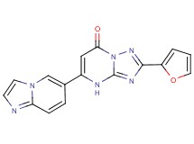 2-(2-furyl)-5-imidazo[1,2-a]pyridin-6-yl[1,2,4]triazolo[1,5-a]pyrimidin-7(4H)-one