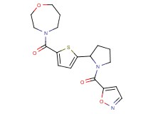 4-({5-[1-(5-isoxazolylcarbonyl)-2-pyrrolidinyl]-2-thienyl}carbonyl)-1,4-oxazepane