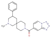2-methyl-4-phenyl-9-(tetrazolo[1,5-a]pyridin-7-ylcarbonyl)-2,9-diazaspiro[5.5]undecane