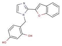 4-{[2-(1-benzofuran-2-yl)-1H-imidazol-1-yl]methyl}benzene-1,3-diol