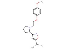 5-isopropyl-3-{1-[2-(4-methoxyphenoxy)ethyl]pyrrolidin-2-yl}isoxazole