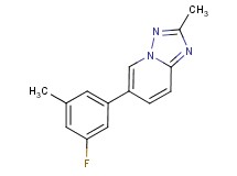 6-(3-fluoro-5-methylphenyl)-2-methyl[1,2,4]triazolo[1,5-a]pyridine