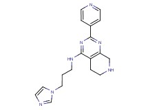 N-[3-(1H-imidazol-1-yl)propyl]-2-pyridin-4-yl-5,6,7,8-tetrahydropyrido[3,4-d]pyrimidin-4-amine