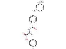 N-[4-(1-piperidinylmethyl)benzoyl]-L-phenylalanine