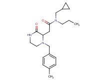 N-(cyclopropylmethyl)-2-[1-(4-methylbenzyl)-3-oxo-2-piperazinyl]-N-propylacetamide