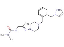 N,N-dimethyl-N'-({5-[2-(1H-pyrazol-1-ylmethyl)benzyl]-4,5,6,7-tetrahydropyrazolo[1,5-a]pyrazin-2-yl}methyl)urea