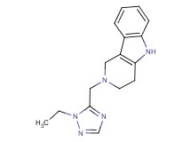 2-[(1-ethyl-1H-1,2,4-triazol-5-yl)methyl]-2,3,4,5-tetrahydro-1H-pyrido[4,3-b]indole