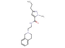 N-[2-(3,4-dihydro-2(1H)-isoquinolinyl)ethyl]-1-methyl-3-propyl-1H-pyrazole-5-carboxamide