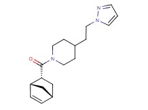 1-[(1R*,2R*,4R*)-bicyclo[2.2.1]hept-5-en-2-ylcarbonyl]-4-[2-(1H-pyrazol-1-yl)ethyl]piperidine