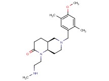 rel-(4aS,8aR)-6-(4-methoxy-2,5-dimethylbenzyl)-1-[2-(methylamino)ethyl]octahydro-1,6-naphthyridin-2(1H)-one dihydrochloride