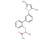 2-{[3'-(3,5-dimethyl-1H-pyrazol-1-yl)biphenyl-2-yl]oxy}propanamide