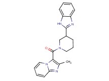 2-{1-[(2-methylimidazo[1,2-a]pyridin-3-yl)carbonyl]-3-piperidinyl}-1H-benzimidazole