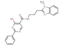 4-hydroxy-N-[3-(1-methyl-1H-benzimidazol-2-yl)propyl]-2-phenylpyrimidine-5-carboxamide