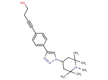 4-{4-[1-(1,2,2,6,6-pentamethylpiperidin-4-yl)-1H-1,2,3-triazol-4-yl]phenyl}but-3-yn-1-ol