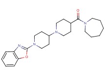 4-(1-azepanylcarbonyl)-1'-(1,3-benzoxazol-2-yl)-1,4'-bipiperidine