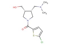 {(3R*,4R*)-1-[(5-chloro-2-thienyl)carbonyl]-4-[(dimethylamino)methyl]-3-pyrrolidinyl}methanol