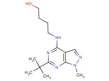 4-[(6-tert-butyl-1-methyl-1H-pyrazolo[3,4-d]pyrimidin-4-yl)amino]-1-butanol