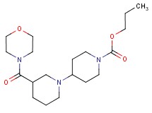 propyl 3-(morpholin-4-ylcarbonyl)-1,4'-bipiperidine-1'-carboxylate