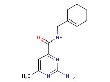 2-amino-N-(cyclohex-1-en-1-ylmethyl)-6-methylpyrimidine-4-carboxamide