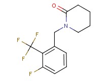 1-[3-fluoro-2-(trifluoromethyl)benzyl]piperidin-2-one