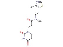 3-(2,4-dioxo-3,4-dihydropyrimidin-1(2H)-yl)-N-methyl-N-[2-(4-methyl-1,3-thiazol-5-yl)ethyl]propanamide