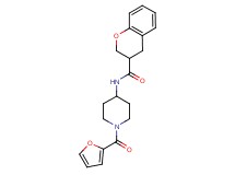 N-[1-(2-furoyl)piperidin-4-yl]chromane-3-carboxamide