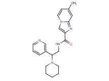 7-methyl-N-(2-piperidin-1-yl-2-pyridin-3-ylethyl)imidazo[1,2-a]pyridine-2-carboxamide