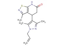 4-(1-allyl-3,5-dimethyl-1H-pyrazol-4-yl)-3-methyl-4,7-dihydroisothiazolo[5,4-b]pyridin-6(5H)-one