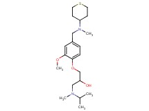 1-[isopropyl(methyl)amino]-3-(2-methoxy-4-{[methyl(tetrahydro-2H-thiopyran-4-yl)amino]methyl}phenoxy)propan-2-ol
