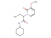 N-cyclohexyl-2-(3-methoxy-2-oxopyridin-1(2H)-yl)butanamide