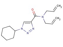 N,N-diallyl-1-cyclohexyl-1H-1,2,3-triazole-4-carboxamide