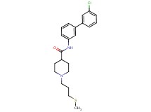 N-(3'-chloro-3-biphenylyl)-1-[3-(methylthio)propyl]-4-piperidinecarboxamide