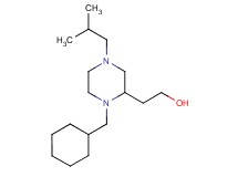 2-[1-(cyclohexylmethyl)-4-isobutyl-2-piperazinyl]ethanol