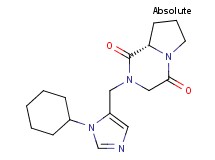 (8aS)-2-[(1-cyclohexyl-1H-imidazol-5-yl)methyl]hexahydropyrrolo[1,2-a]pyrazine-1,4-dione
